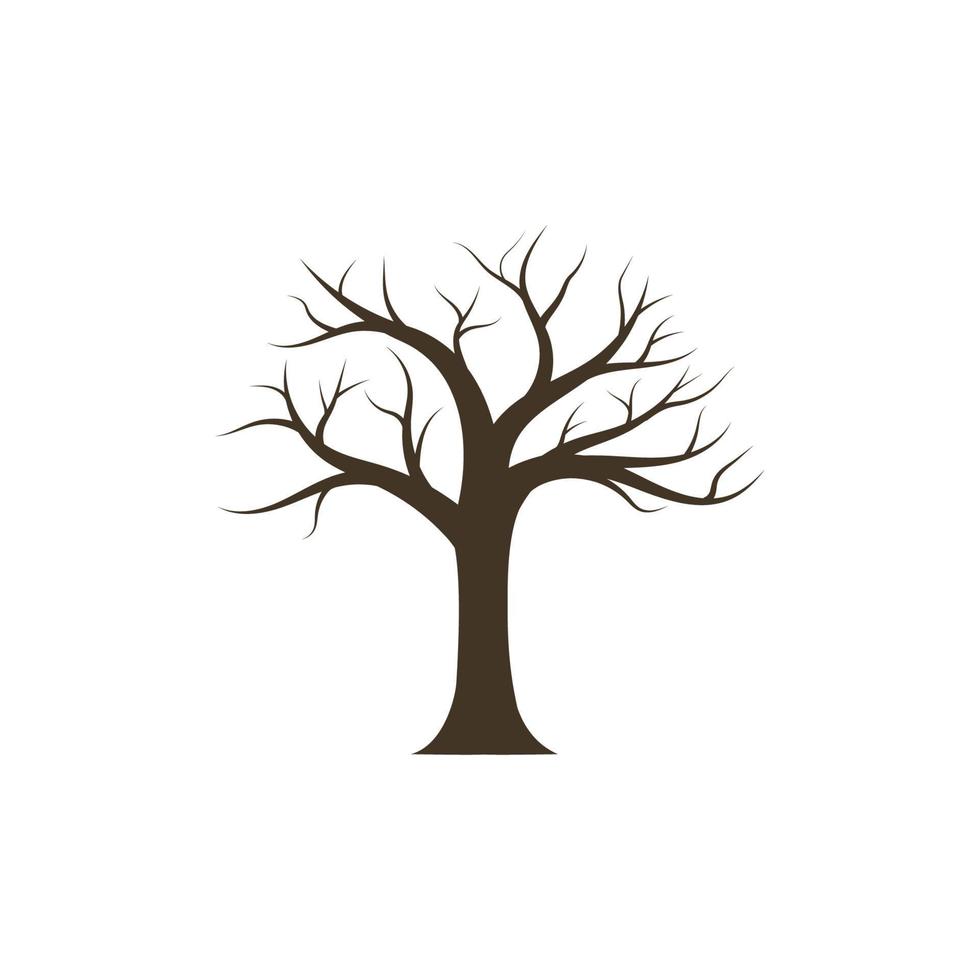 Tree branch vector ilustration design