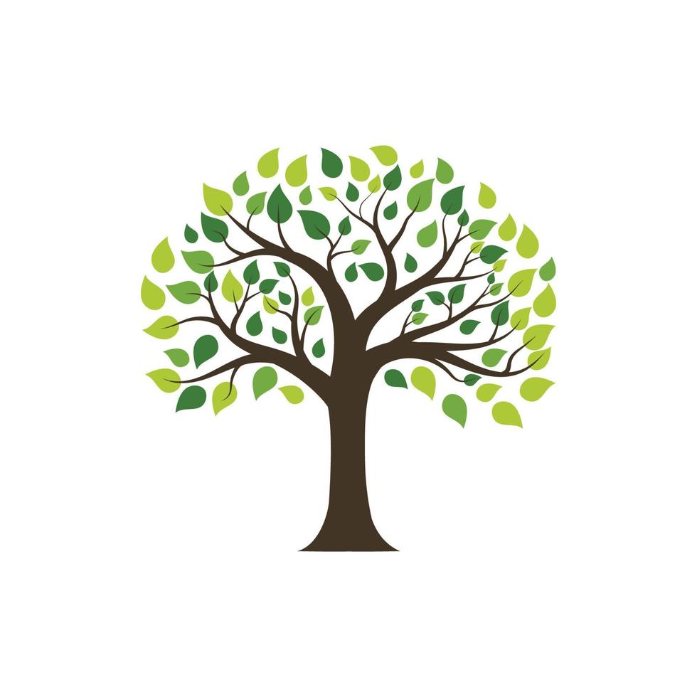 Tree branch vector ilustration design