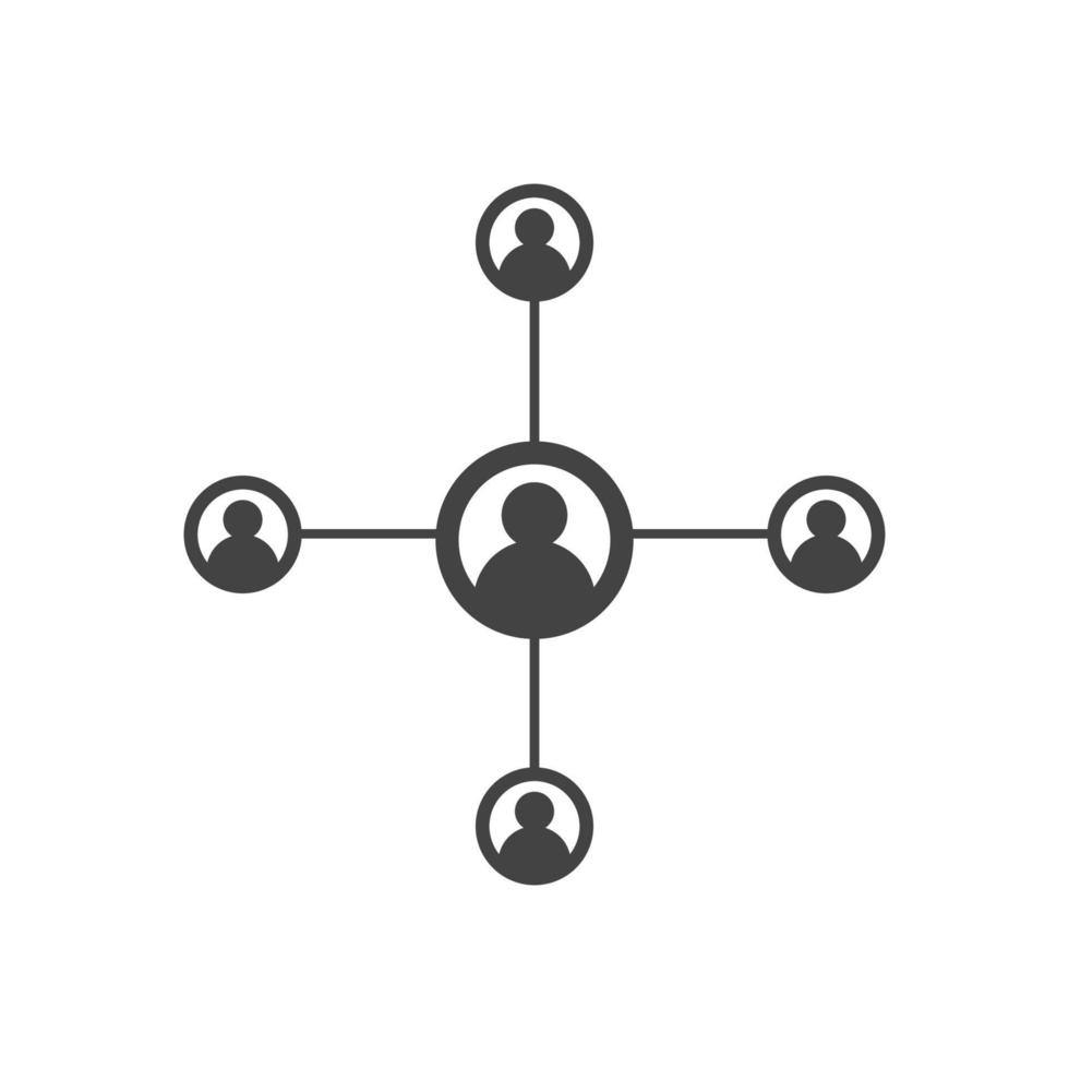 People Network and social icon vector