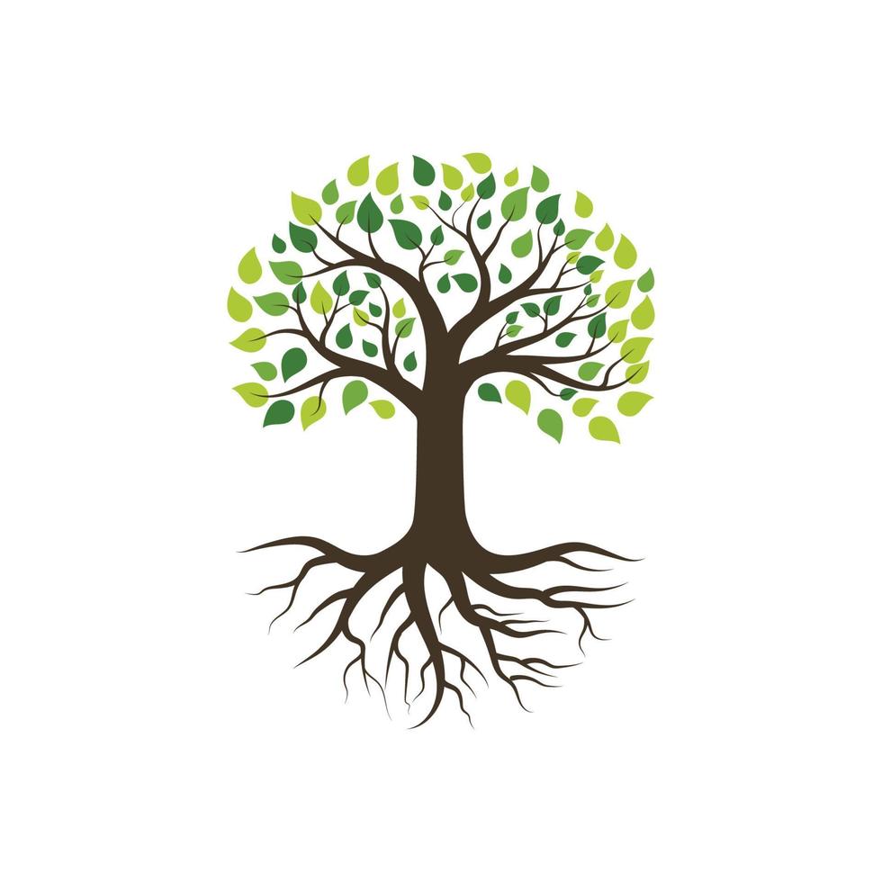 Tree branch vector ilustration design