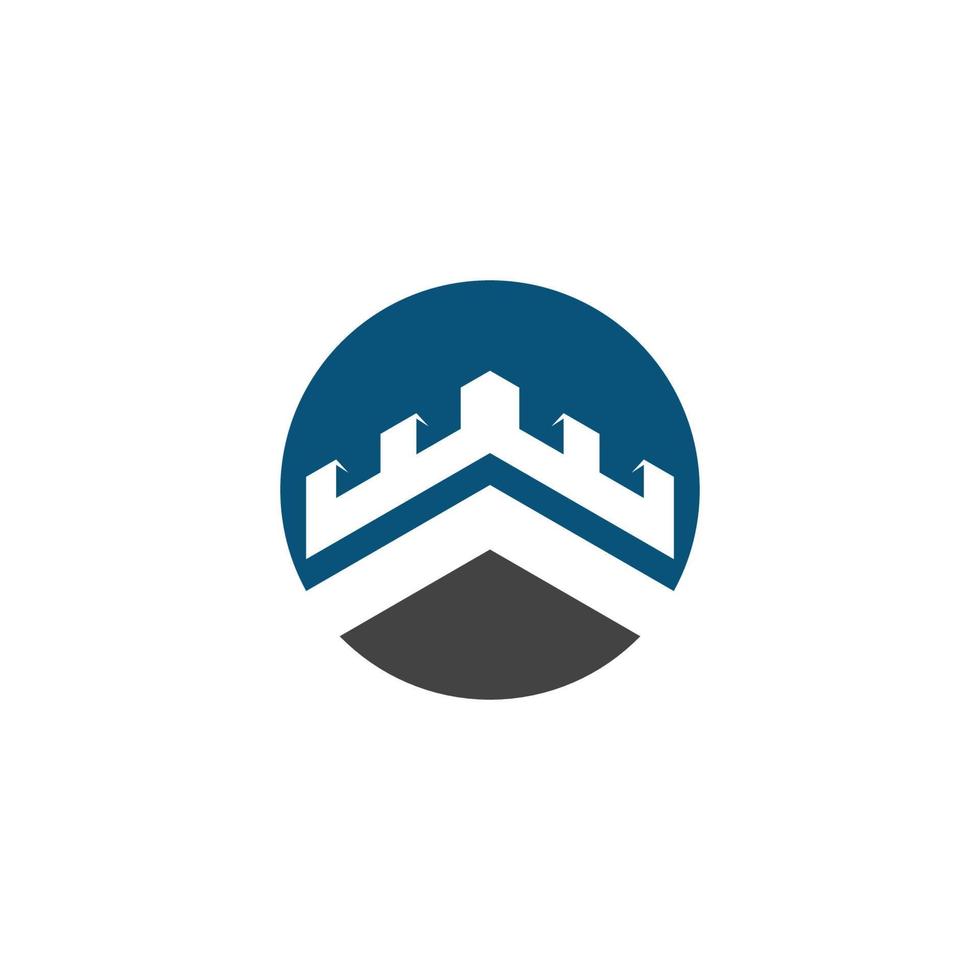 Castle vector illustration icon