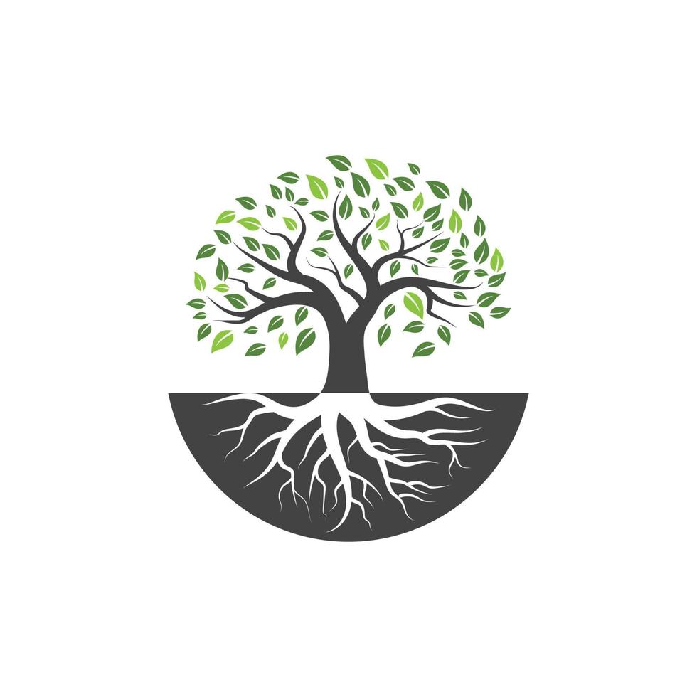 Tree branch vector ilustration design