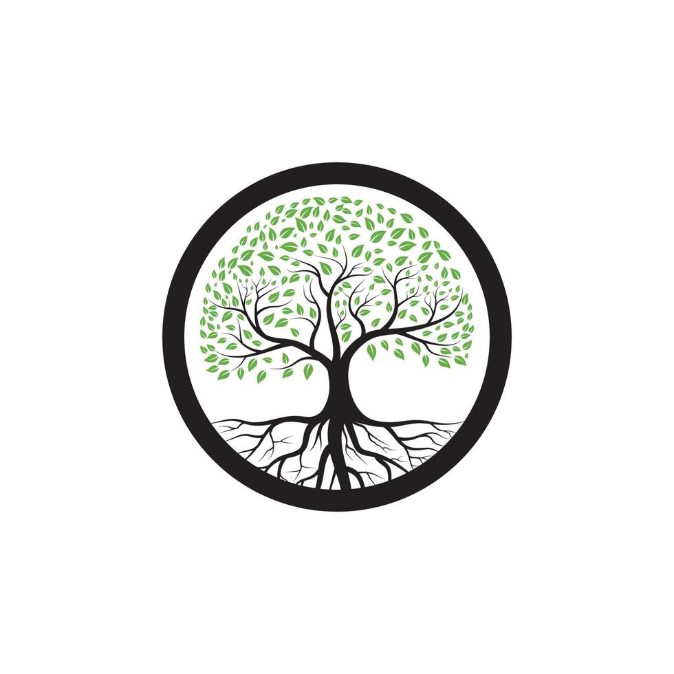 Tree branch vector ilustration design