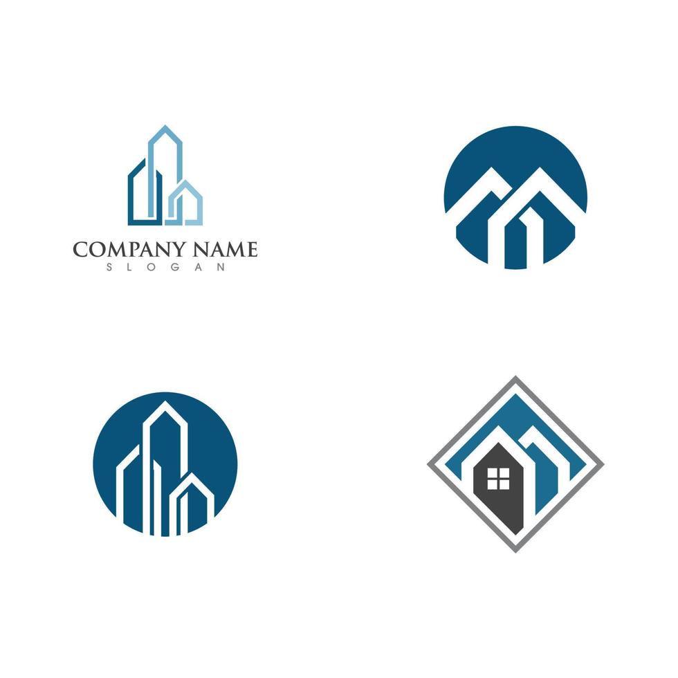 Property and Construction Logo design vector