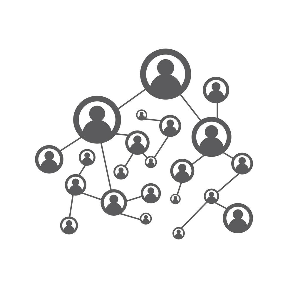 People Network and social icon vector