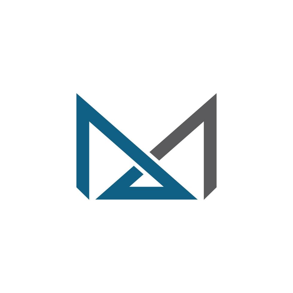 M Letter Logo Template vector