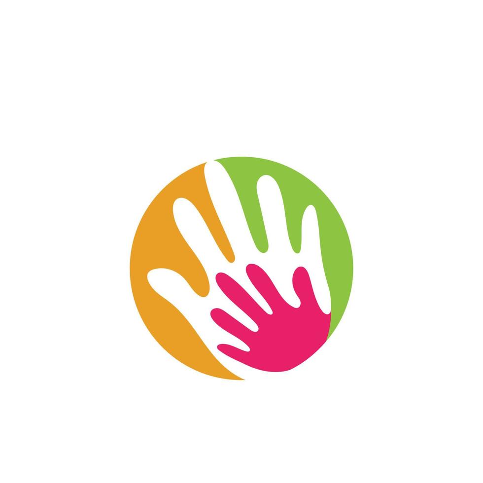 Hand Care icon Template vector illustration