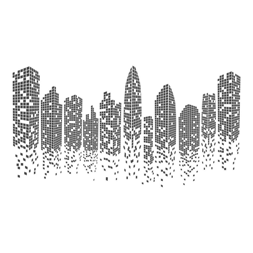 city skyline vector illustration