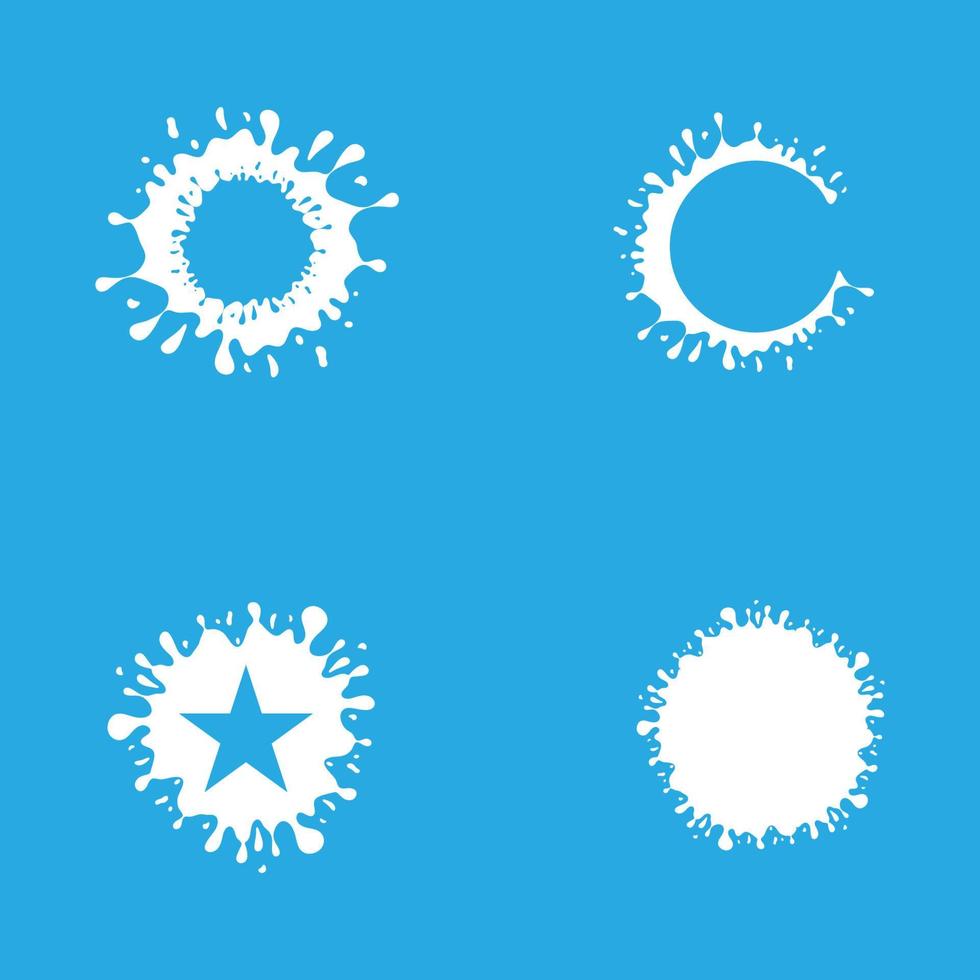 splash vector icon illustration design