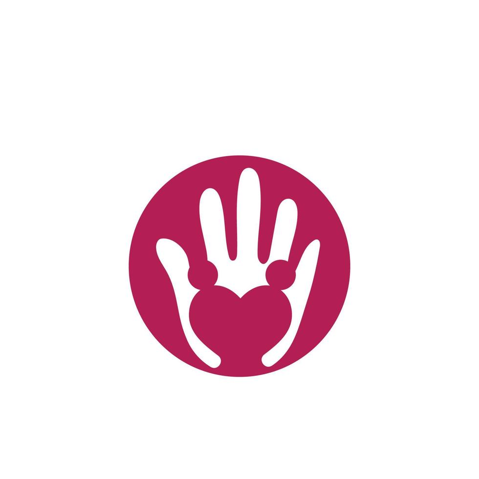 Hand Care icon Template vector illustration