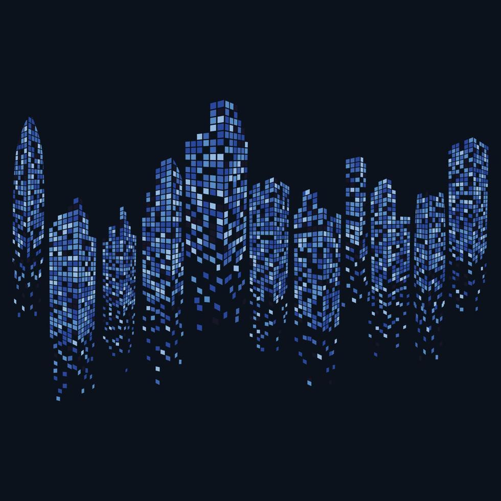 city skyline vector illustration
