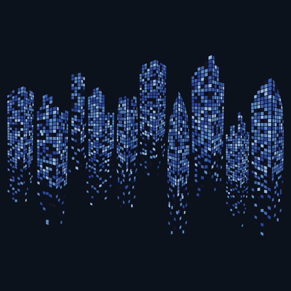 city skyline vector illustration
