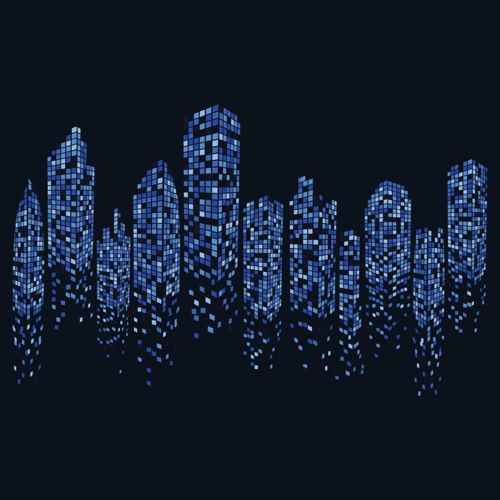 city skyline vector illustration