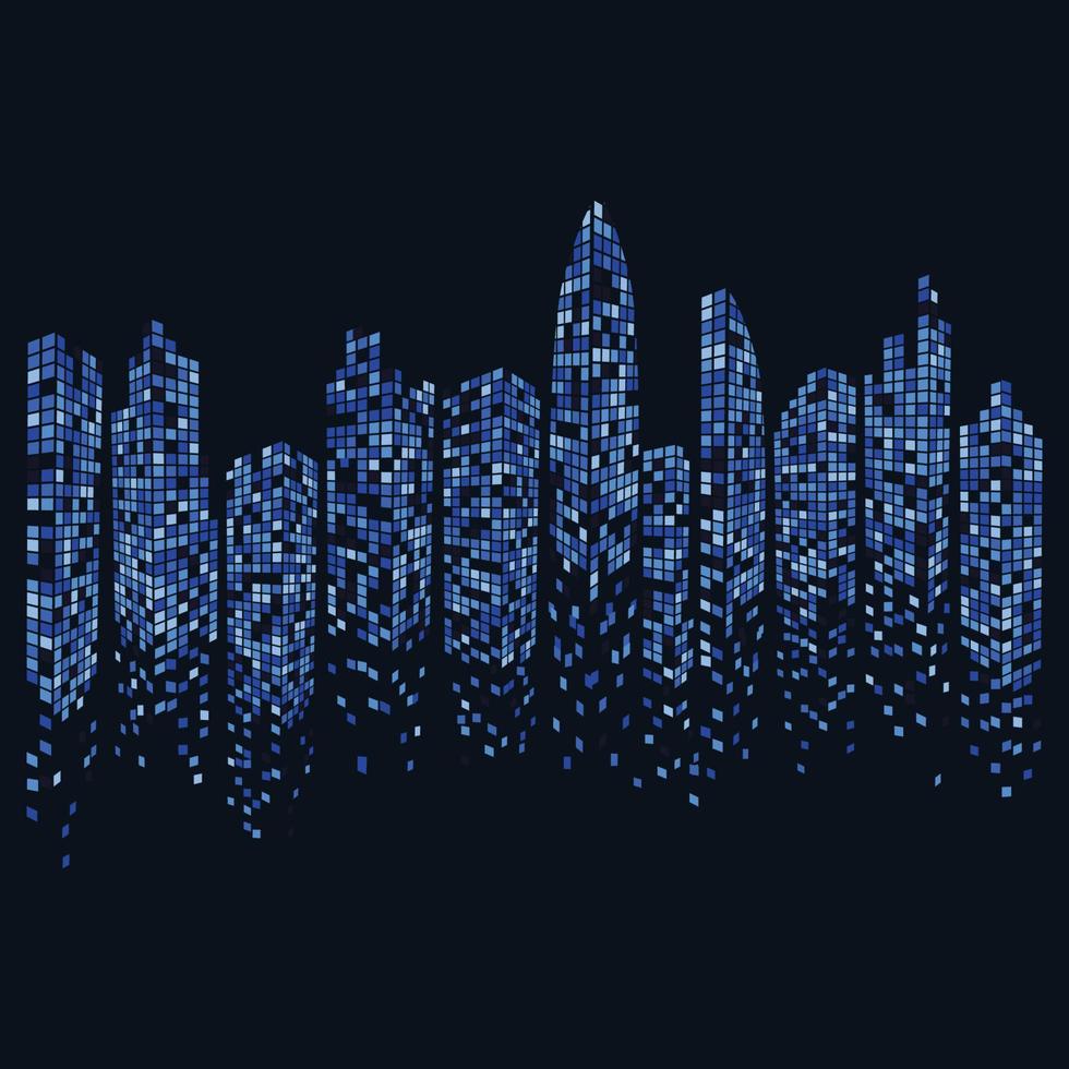city skyline vector illustration