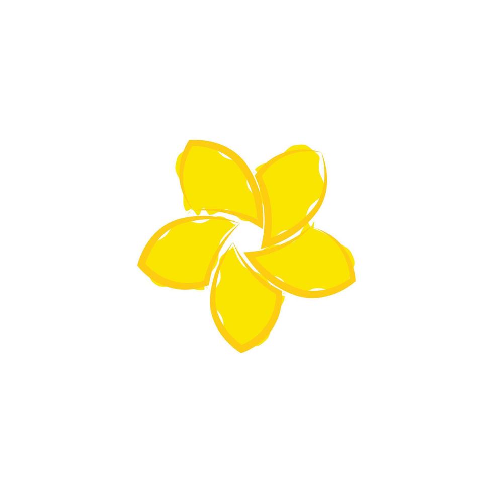 diseño de icono de vector de flor