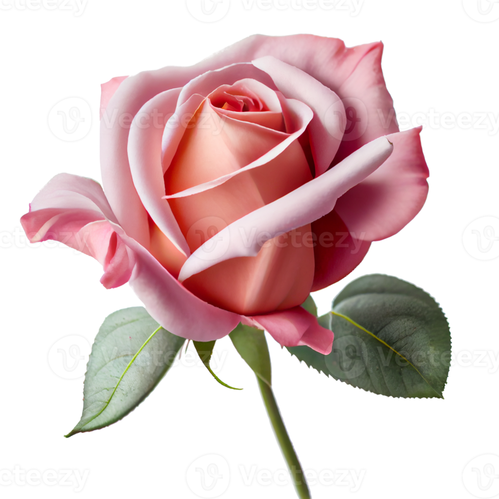 rose on transparent background for Valentine's Day png