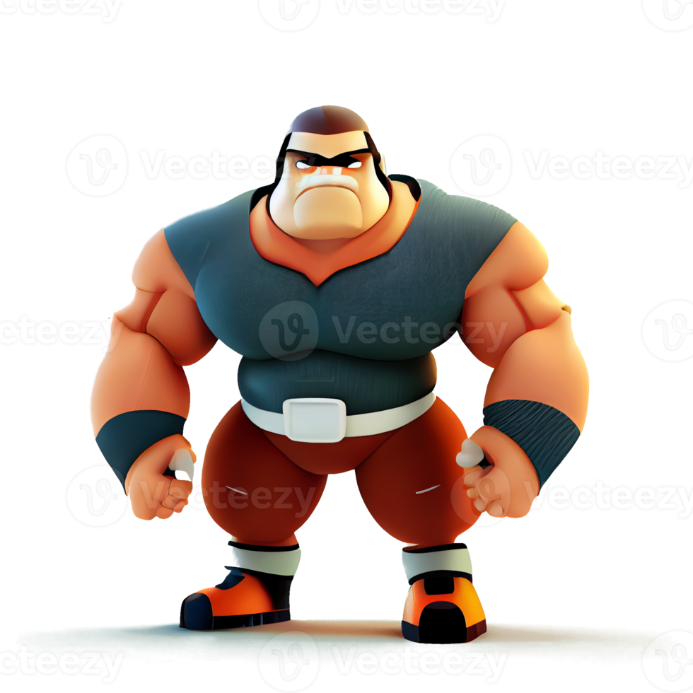 Cute and happy cartoon characters for kids and project decoration. on a transparent background png