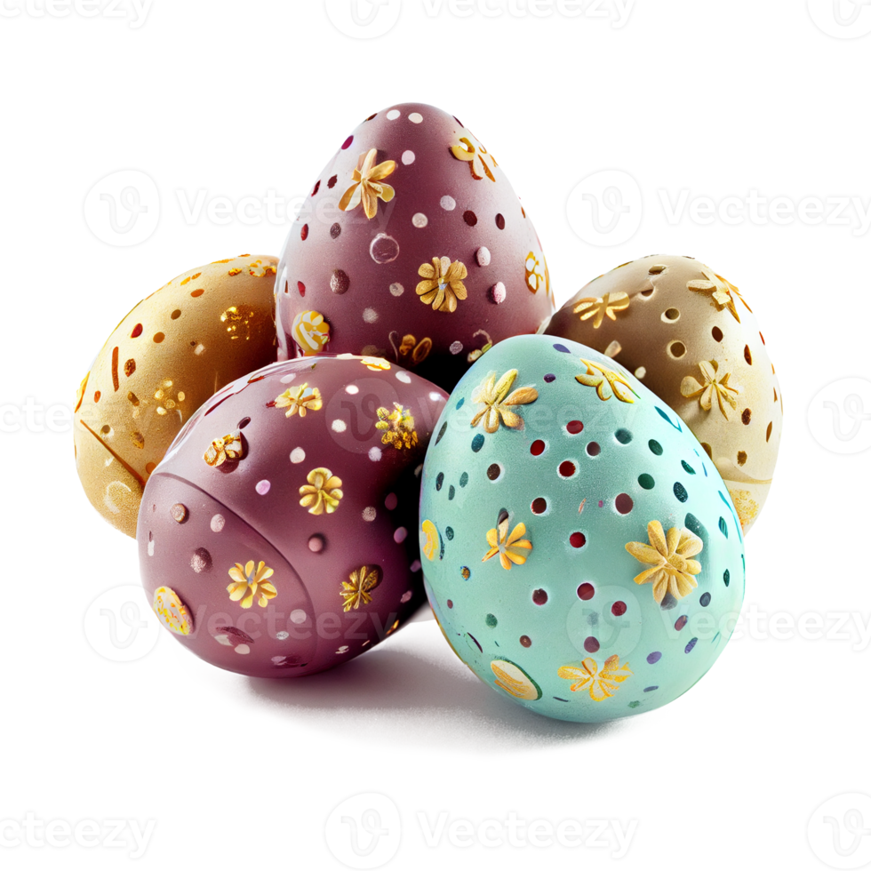 easter eggs colorful 16761889 PNG