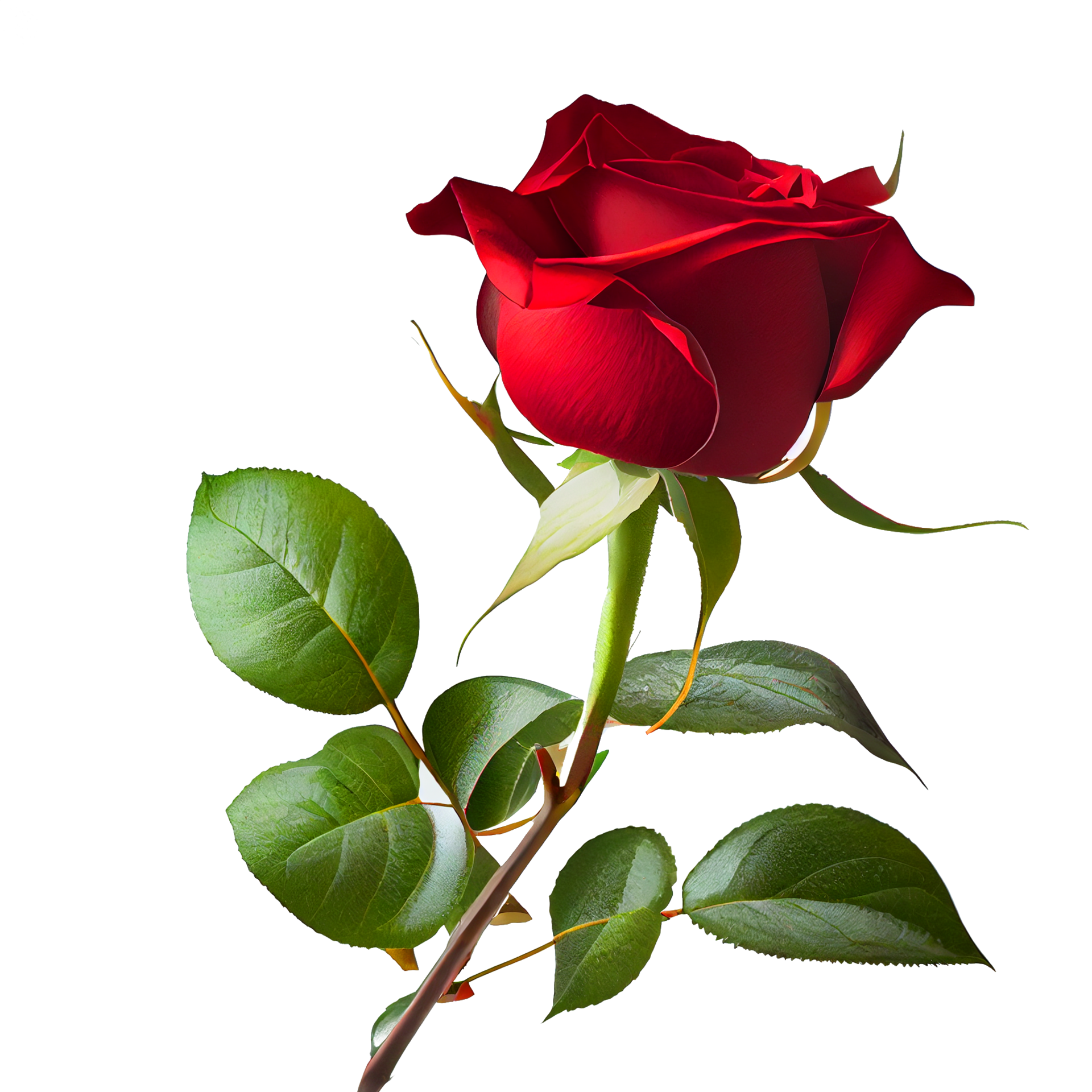 rose on transparent background for Valentine's Day 18871786 PNG