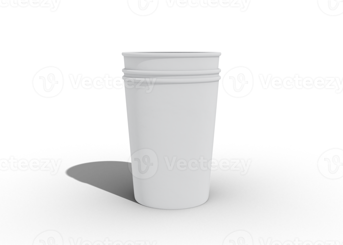 Coffee paper cups mockup png