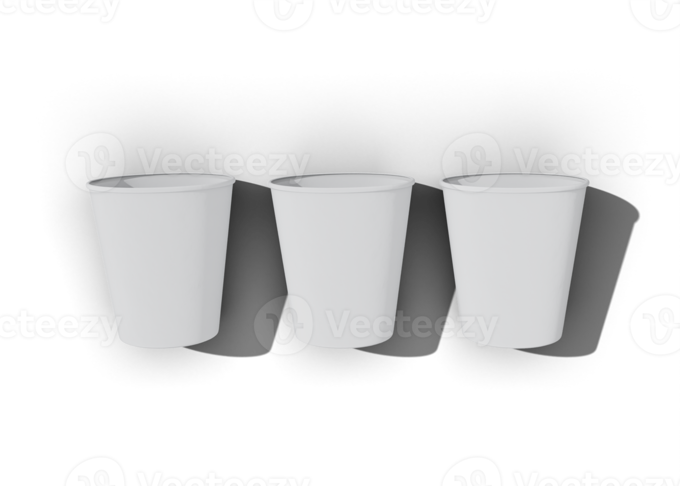 Coffee paper cups mockup png