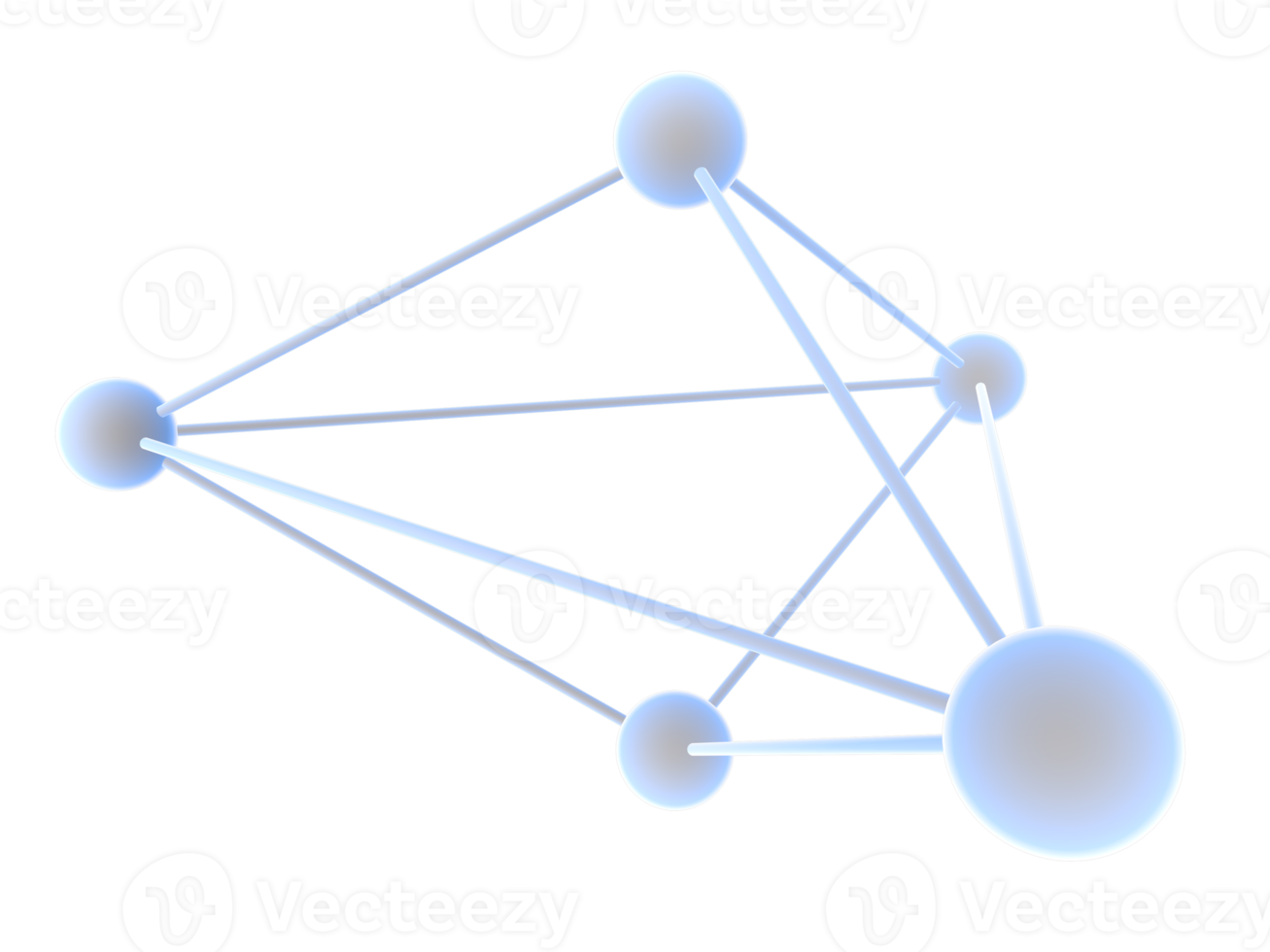 tecnologia de nuvem de ícone ou conexão de rede de nuvem blockchain. acesso a todos os dispositivos em uma rede sem fio. png