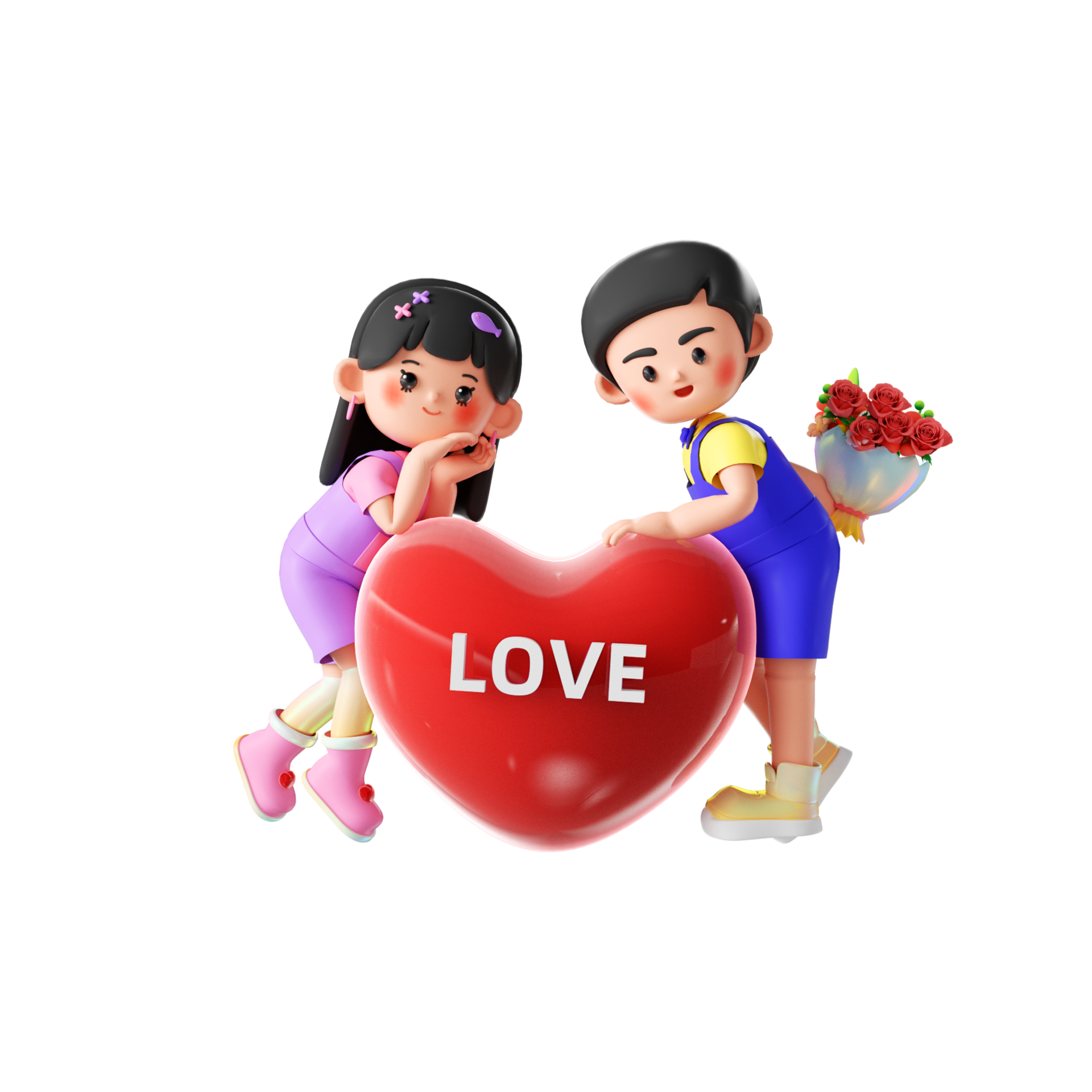 Free 3D rendering cartoon couple image illustration 18872252 PNG with Transparent Background Free 3D rendering cartoon couple image illustration 18872252 PNG with Transparent Background