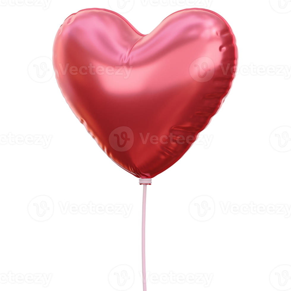 3D Heart Ballon png