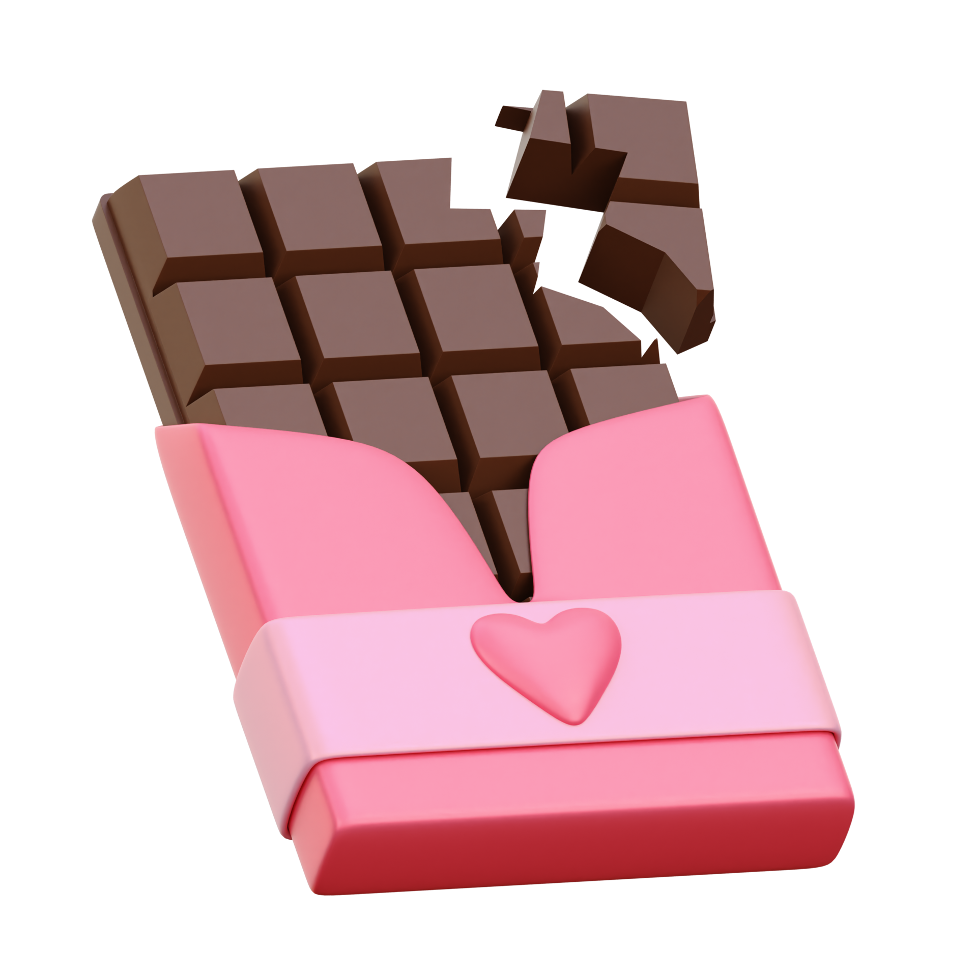 3d chocolate bar icon 18872417 PNG