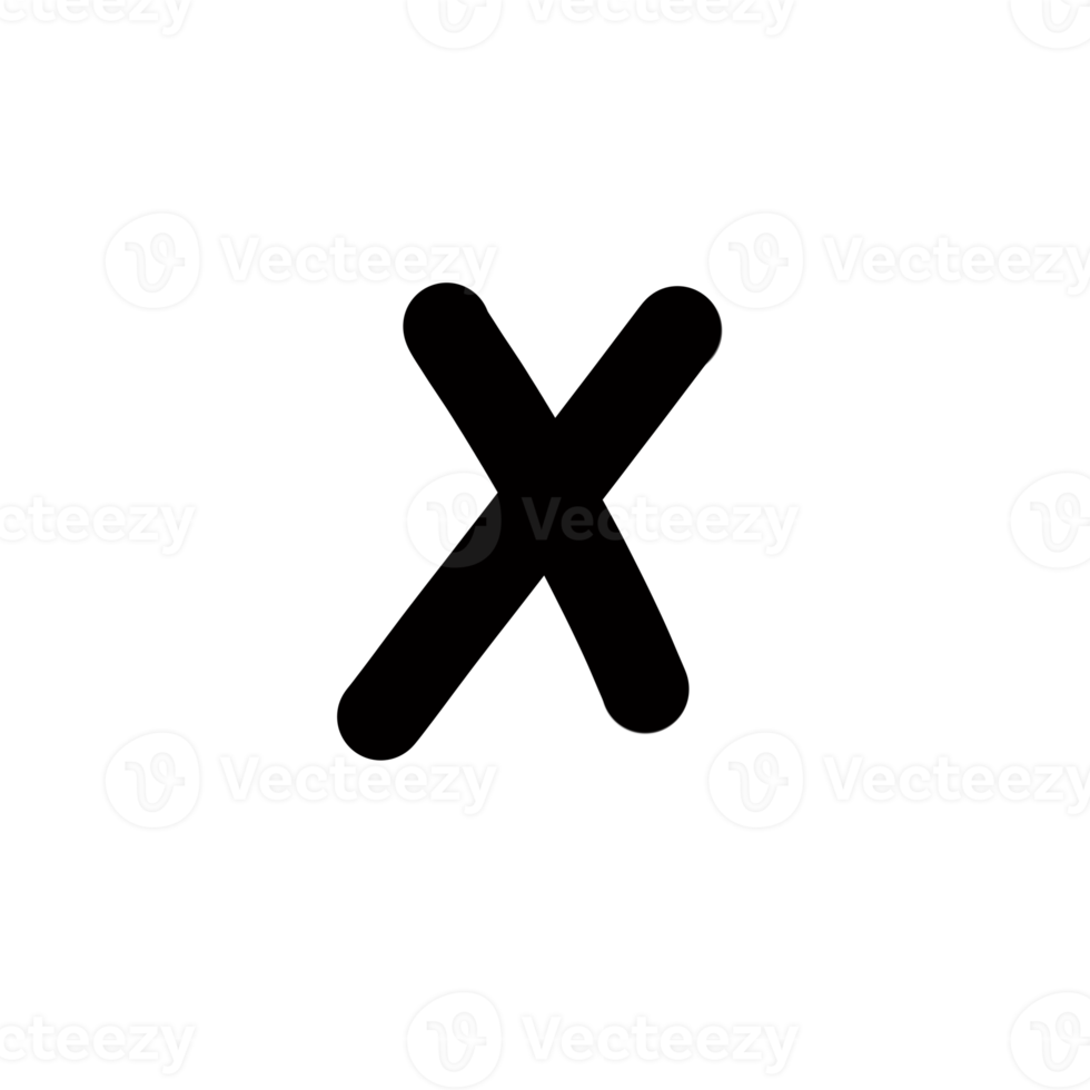X Character Math Symbol Calculation Analytic Logic Mathematic Physic Organic Line Doodle png