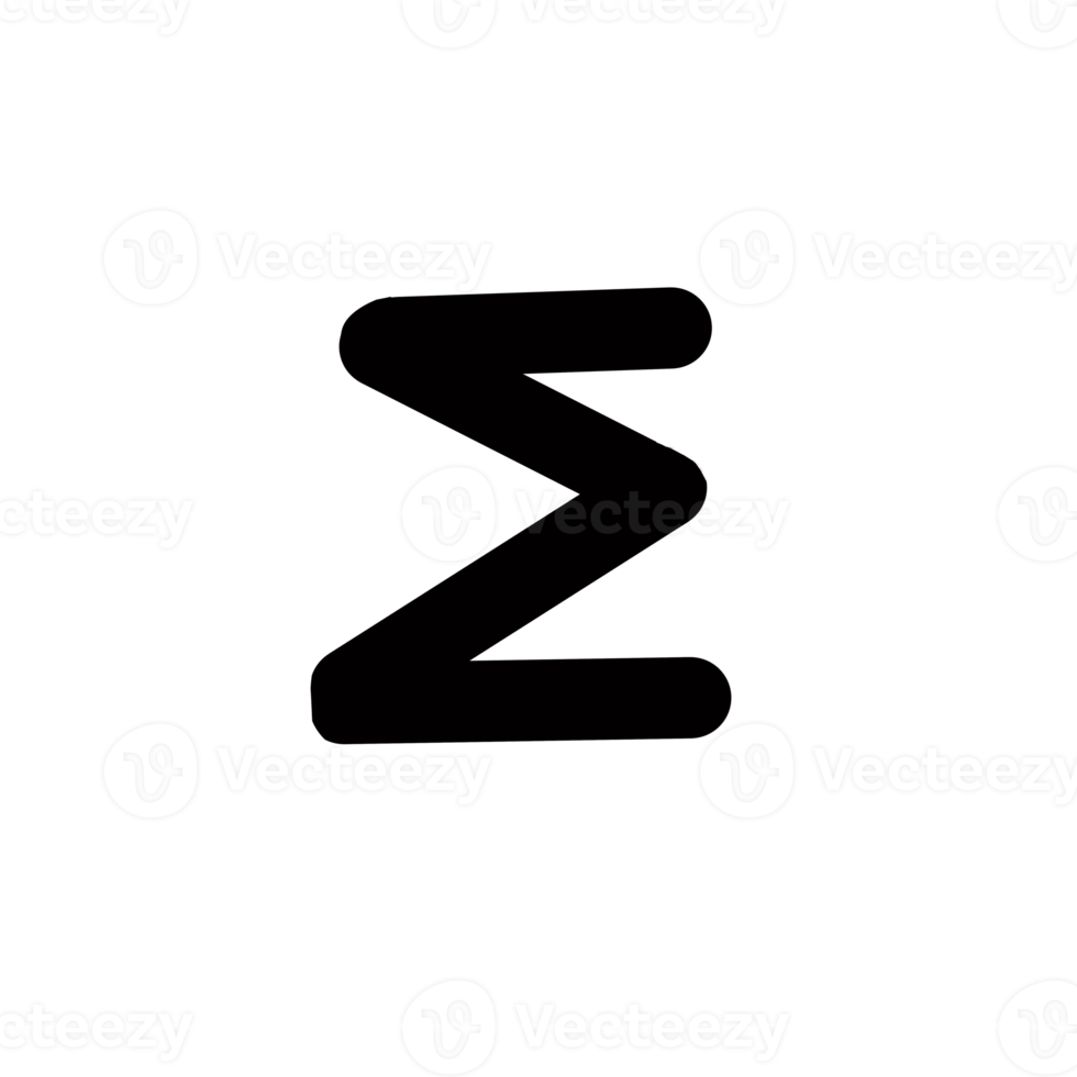 Sum of Math Symbol Calculation Analytic Logic Mathematic Physic Organic Line Doodle png