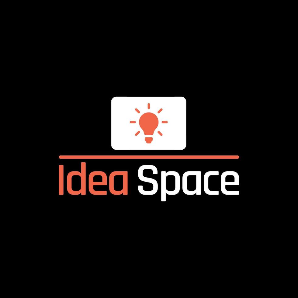 Idea Logo Vector with Bulb Icon
