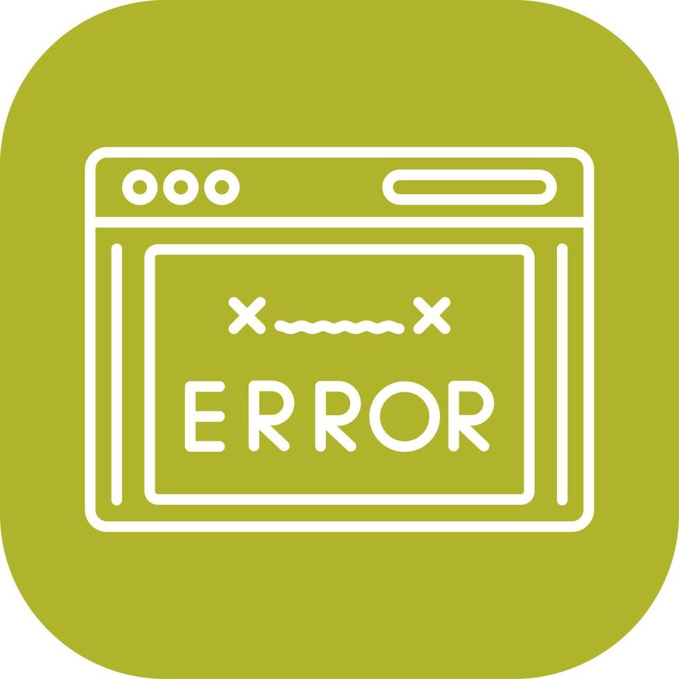 Error Code Vector Icon