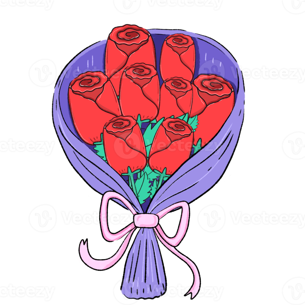 Valentine Bouquet flower png