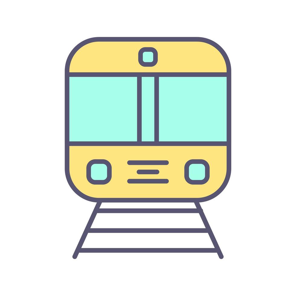 icono de vector de tren