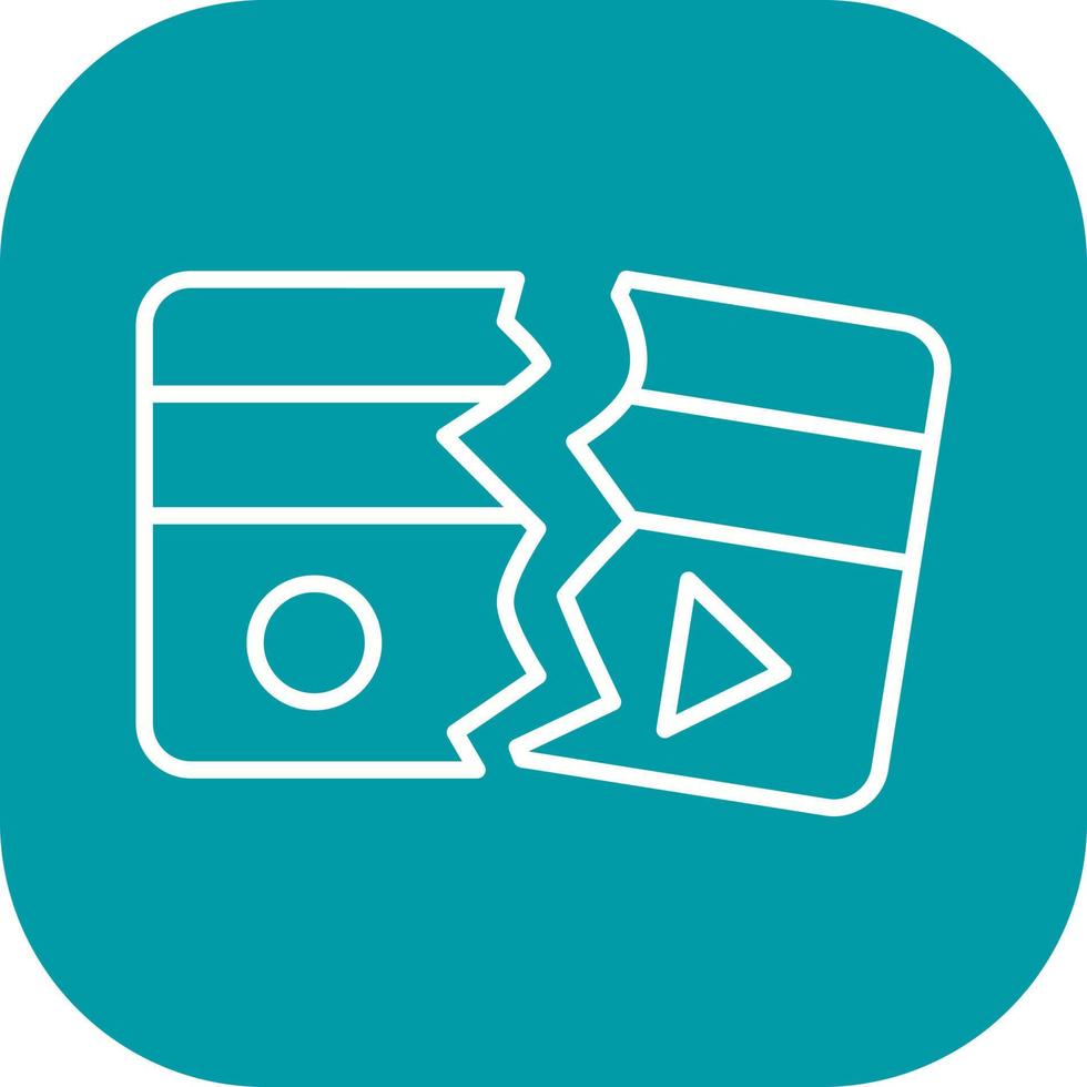 Broken Vector Icon