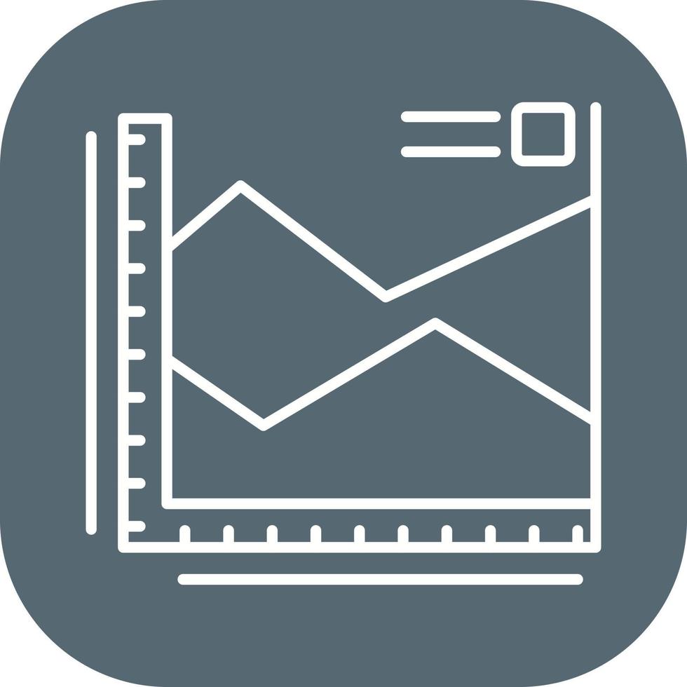 Spline Chart Vector Icon
