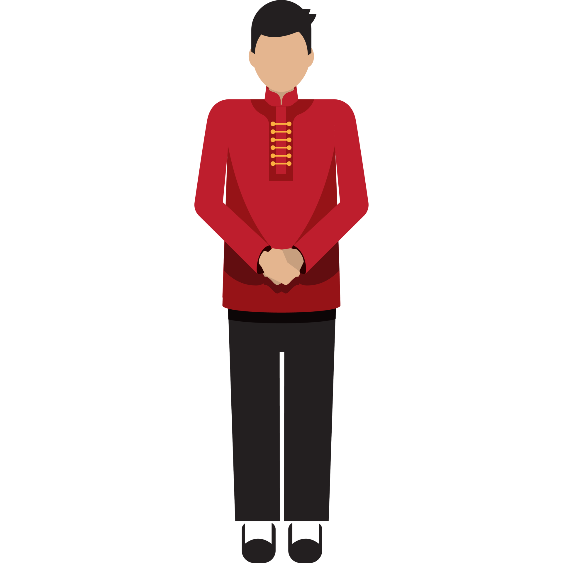 Man In Singapore National Costume 18873618 PNG man-in-singapore-national-costume-18873618-png