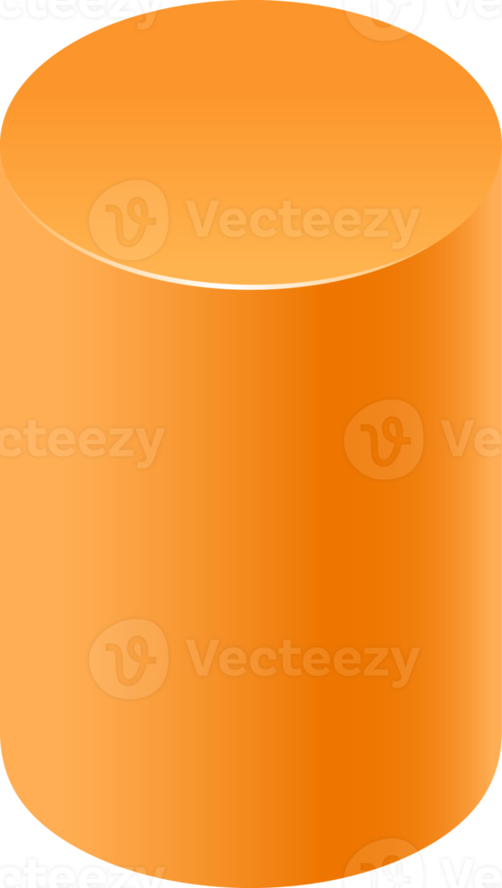 cylinder color container design png