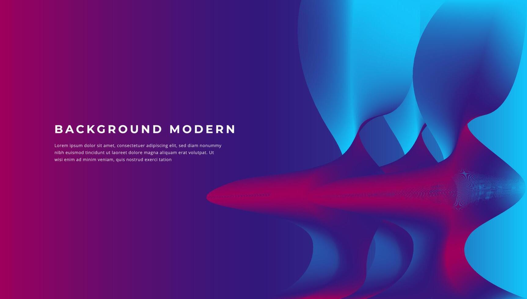 liquid abstract background with blue and gradient element vector