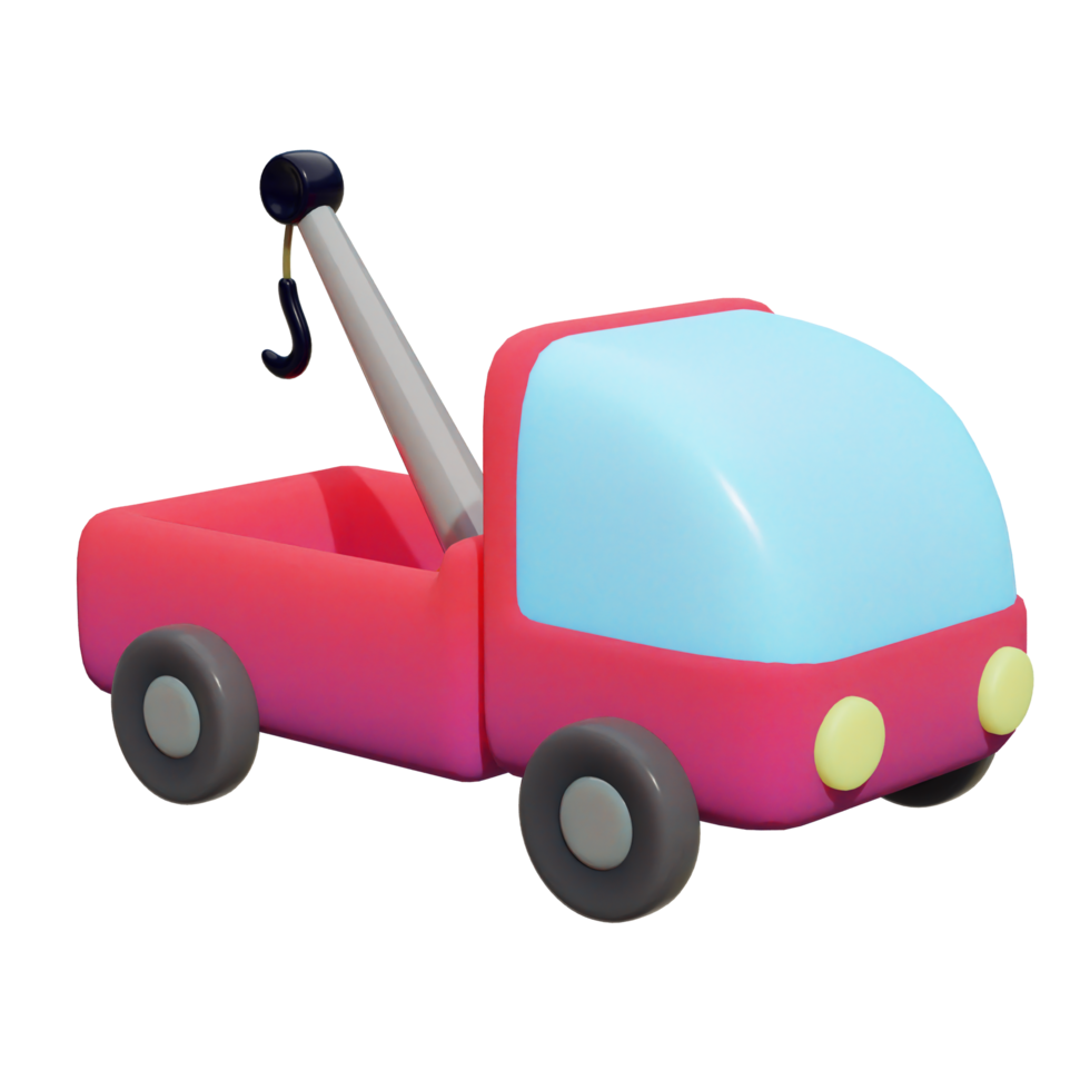 tow truck on transparent background png