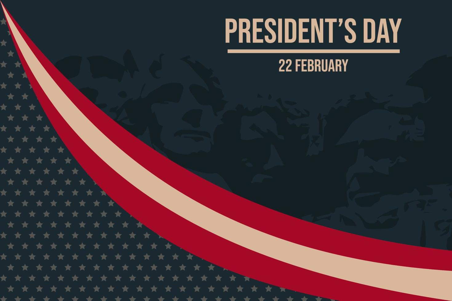 President's day holidays celebration background. can used for background, social media post, free space area for your business vector