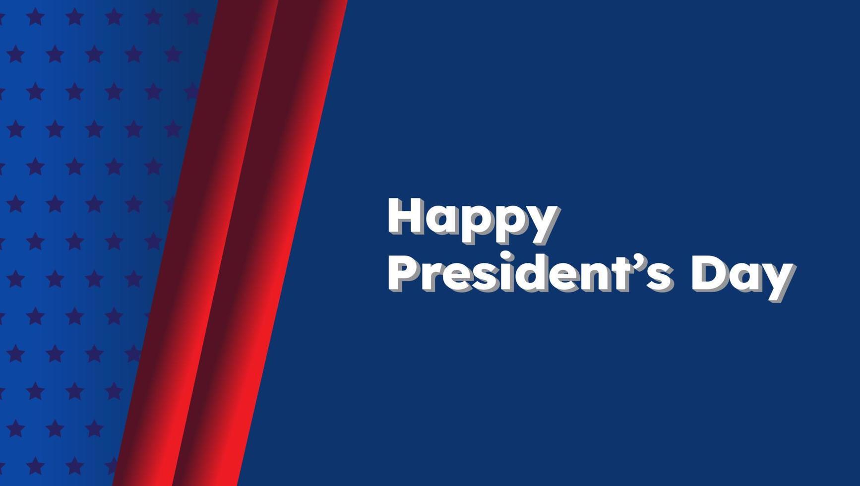 President's day holidays celebration background. can used for background, social media post, free space area for your business vector