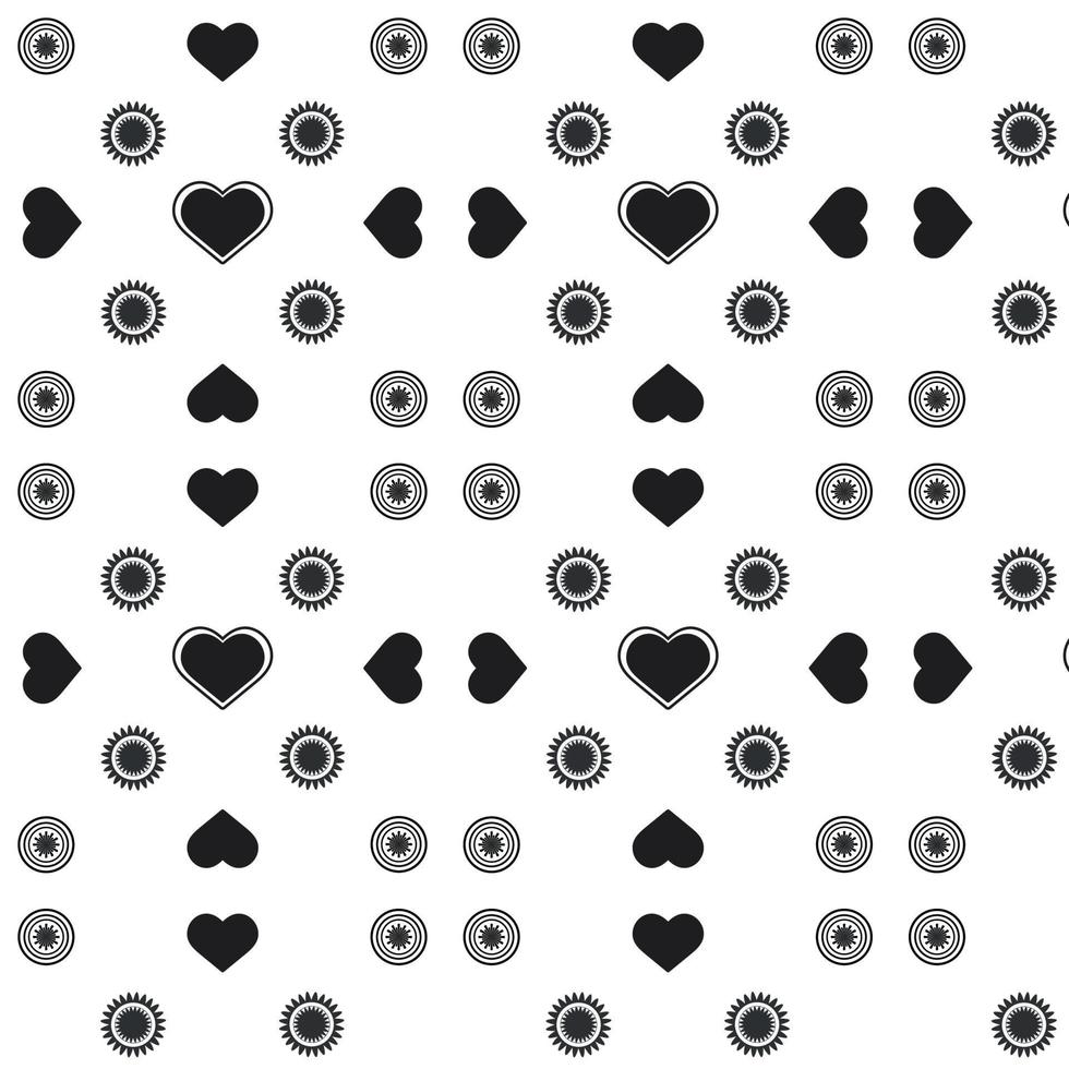 Seamless pattern with geometric elements. Vector illustration.