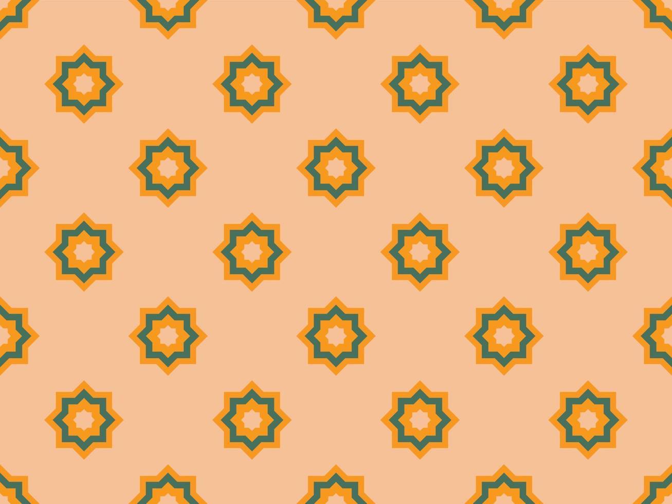 islamic pattern ramadan seamless mosque element ornament arabian traditional religion background art vector