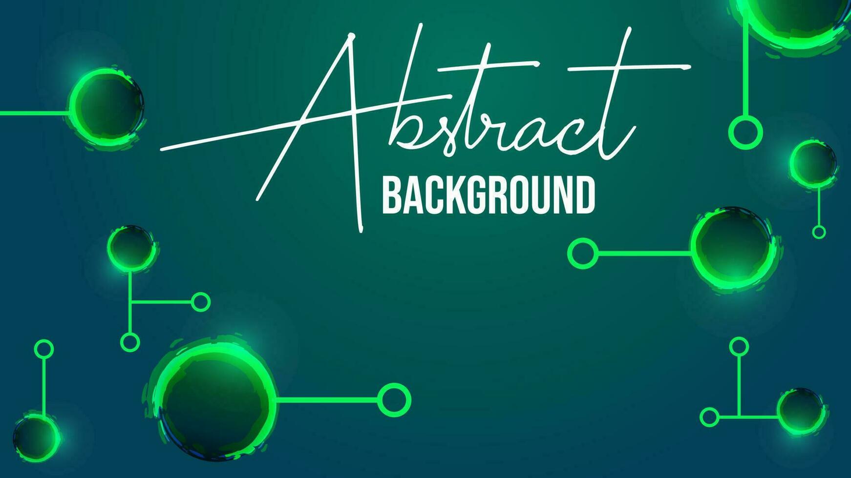 abtract background design with  green style vector