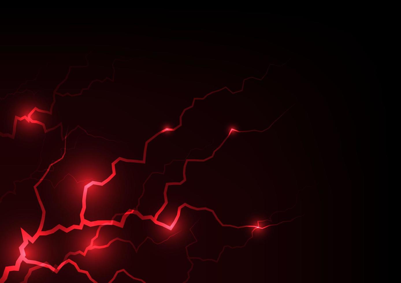 Abstract red thunder light power motion spark background vector