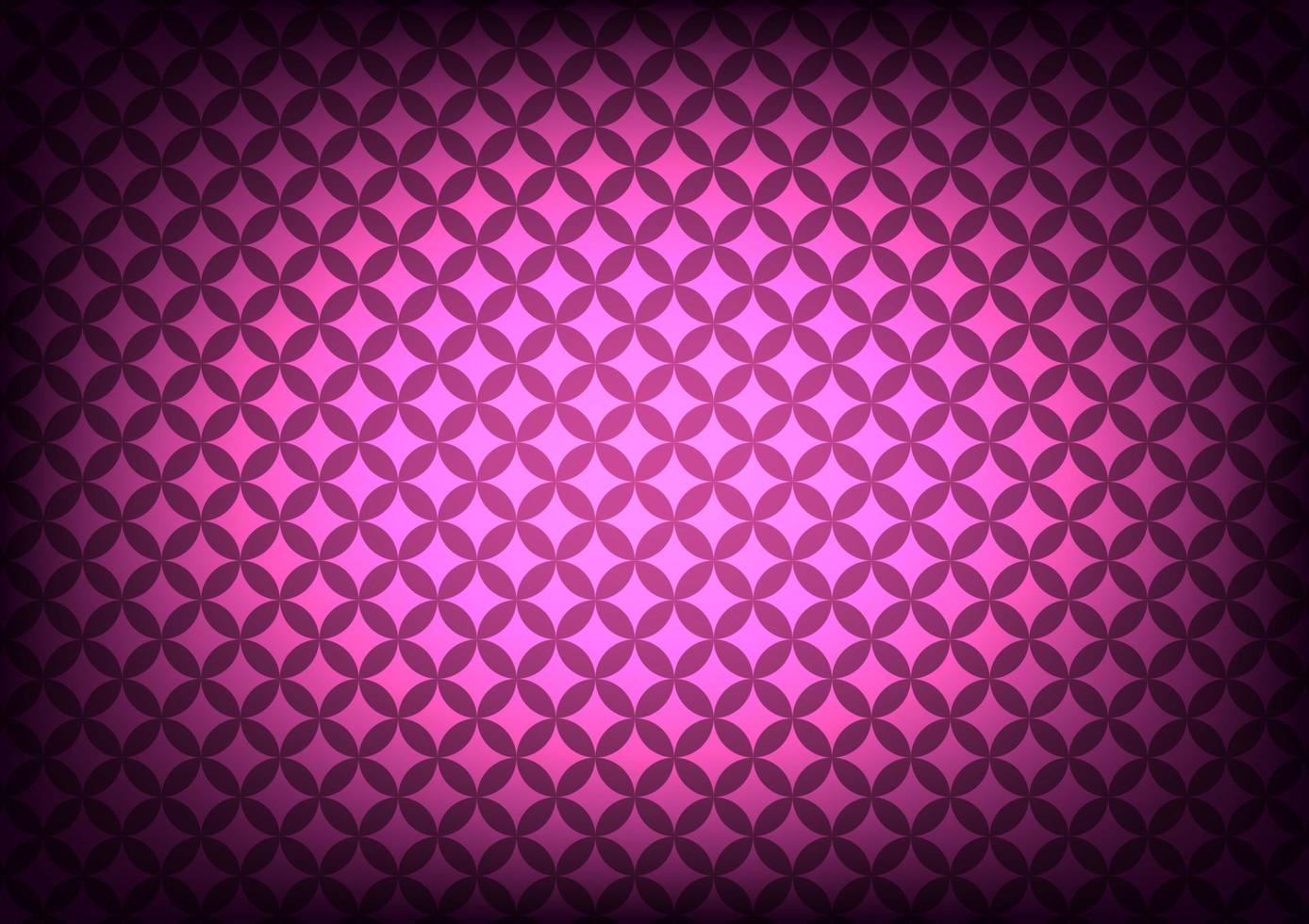 Abstract circle diamond light pattern on purple background vector