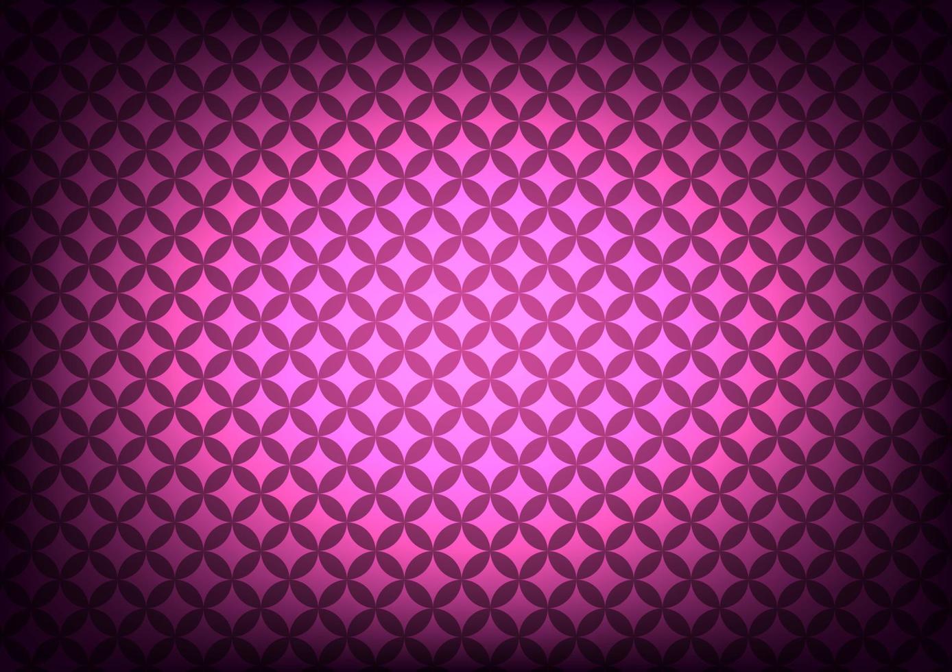 Abstract circle diamond light pattern on purple background vector