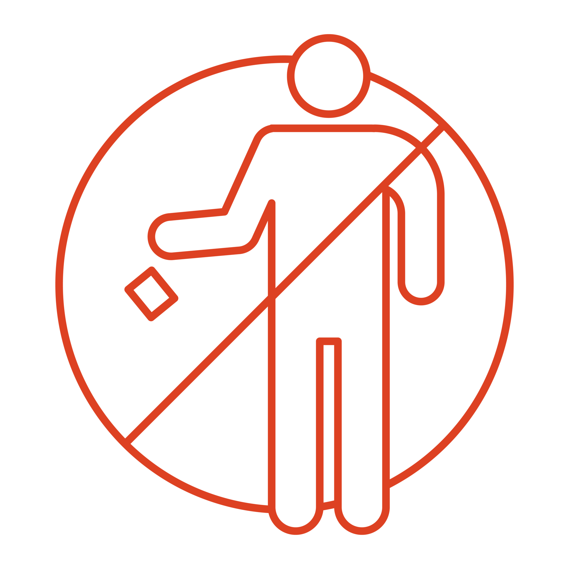 Do not litter icon line transparent background 18874645 PNG